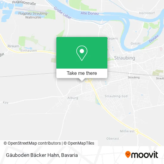 Карта Gäuboden Bäcker Hahn