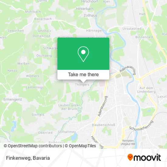 Карта Finkenweg