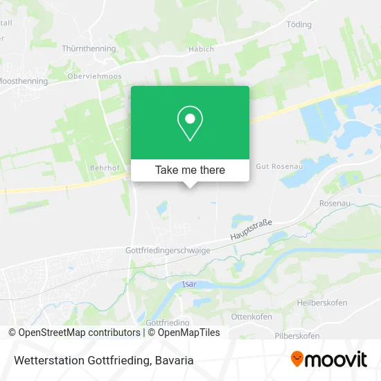 Карта Wetterstation Gottfrieding