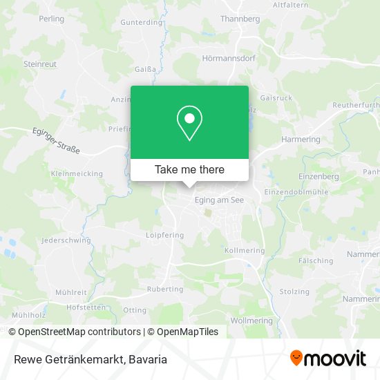 Rewe Getränkemarkt map