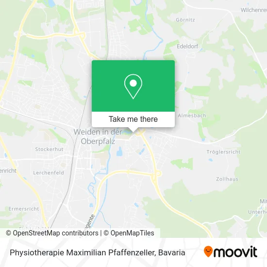 Карта Physiotherapie Maximilian Pfaffenzeller