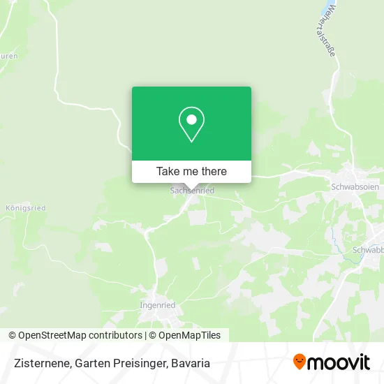 Карта Zisternene, Garten Preisinger