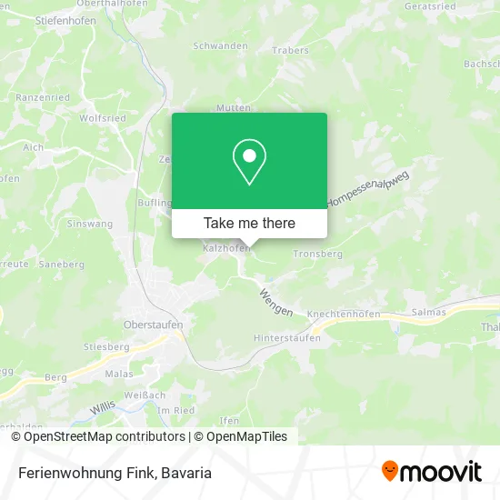 Карта Ferienwohnung Fink