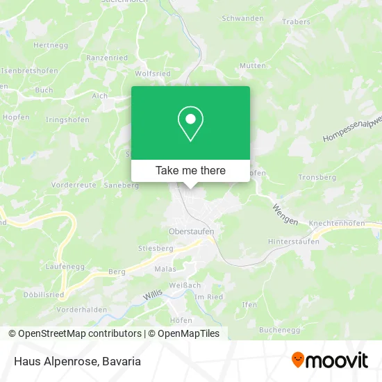 Карта Haus Alpenrose