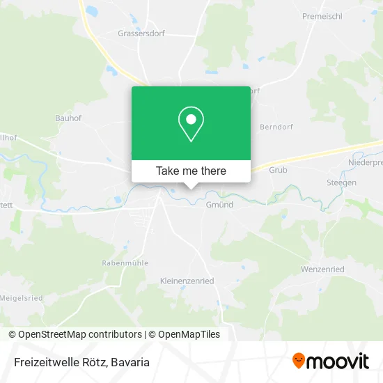 Карта Freizeitwelle Rötz