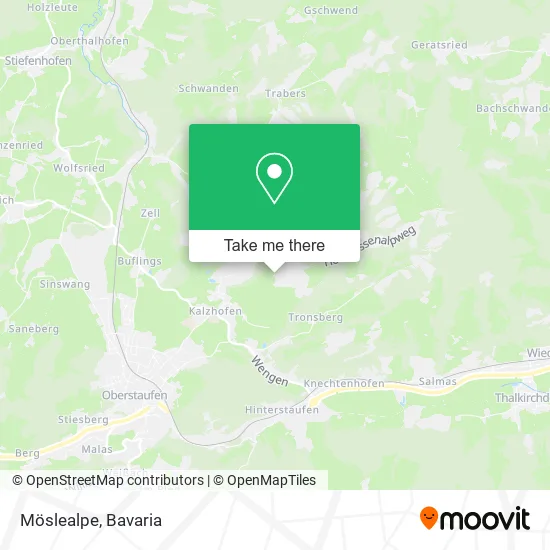 Карта Möslealpe