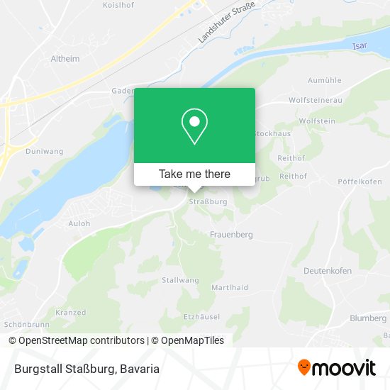 Burgstall Staßburg map