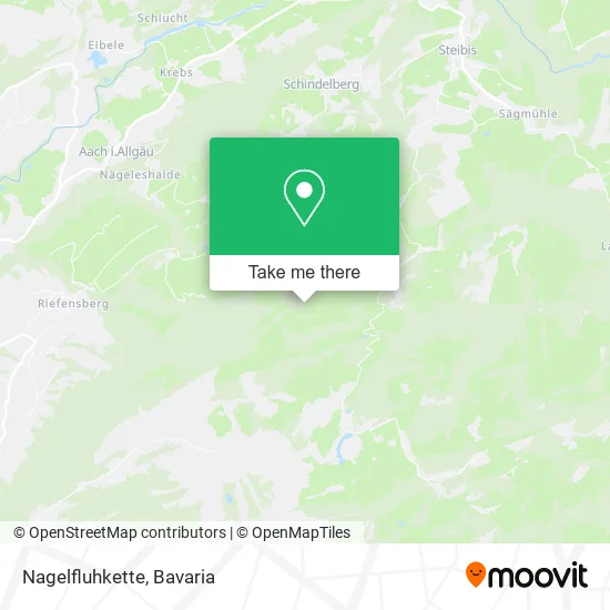 Карта Nagelfluhkette