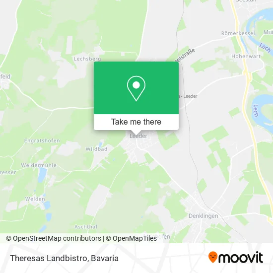 Карта Theresas Landbistro