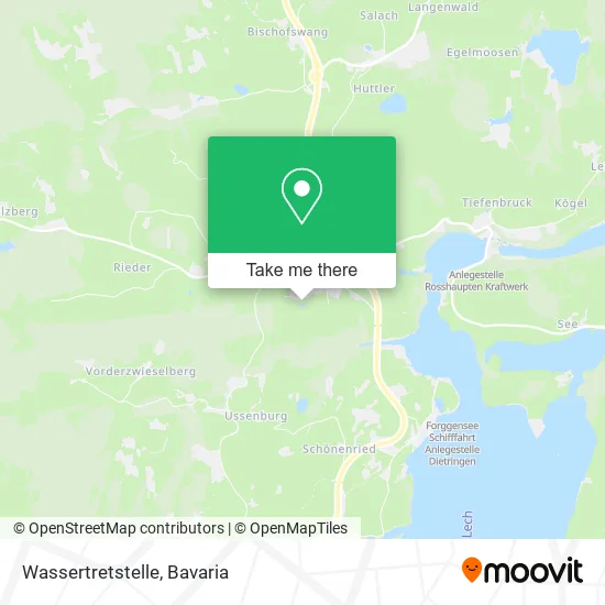 Карта Wassertretstelle