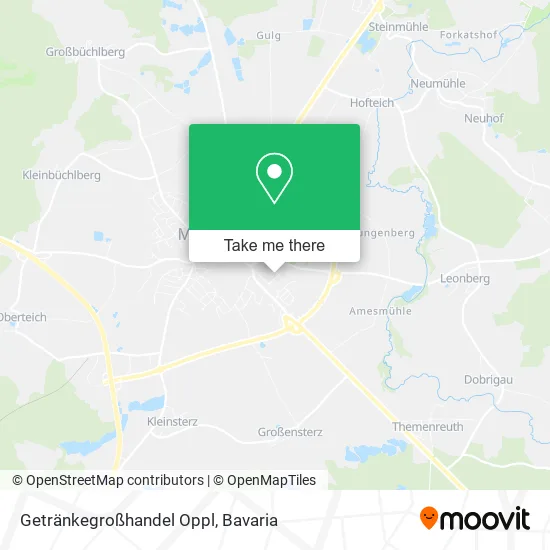 Карта Getränkegroßhandel Oppl