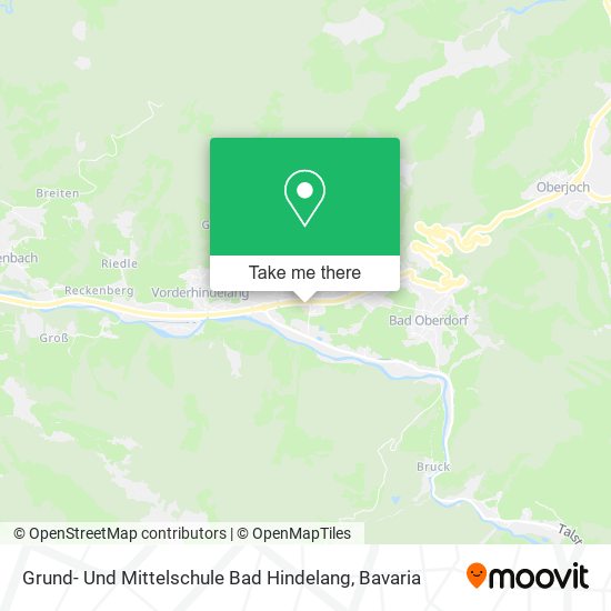 Карта Grund- Und Mittelschule Bad Hindelang
