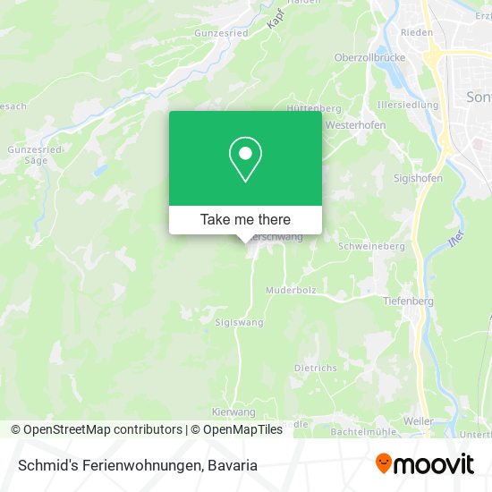 Schmid's Ferienwohnungen map
