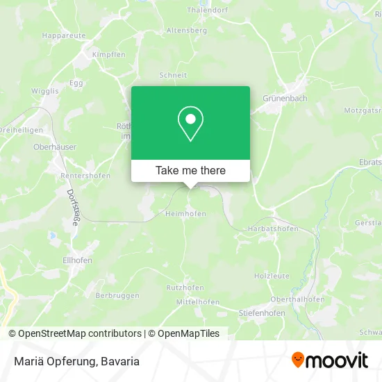 Карта Mariä Opferung