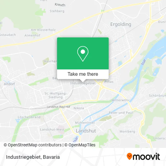 Карта Industriegebiet