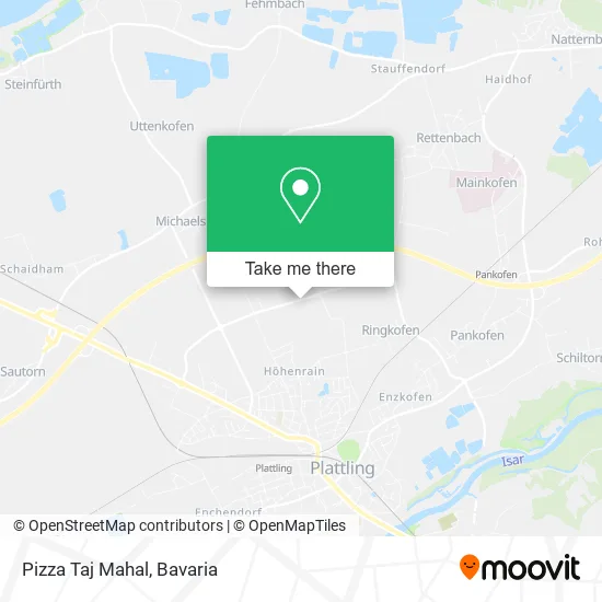 Карта Pizza Taj Mahal
