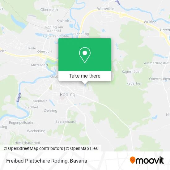 Карта Freibad Platschare Roding