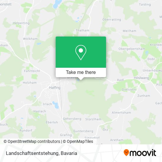 Landschaftsentstehung map