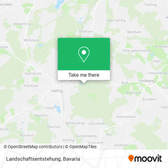 Карта Landschaftsentstehung