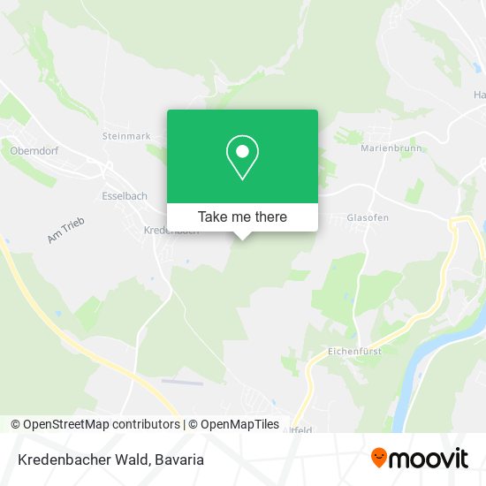 Kredenbacher Wald map