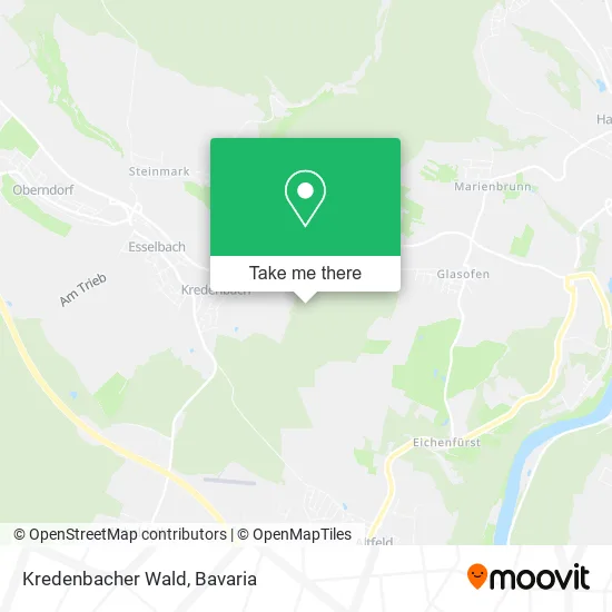 Карта Kredenbacher Wald