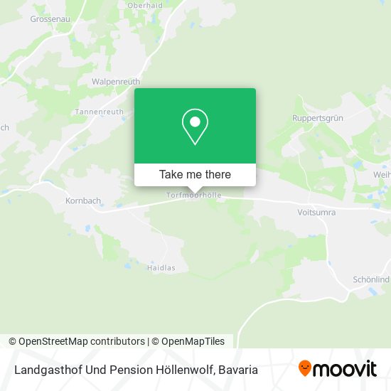 Landgasthof Und Pension Höllenwolf map