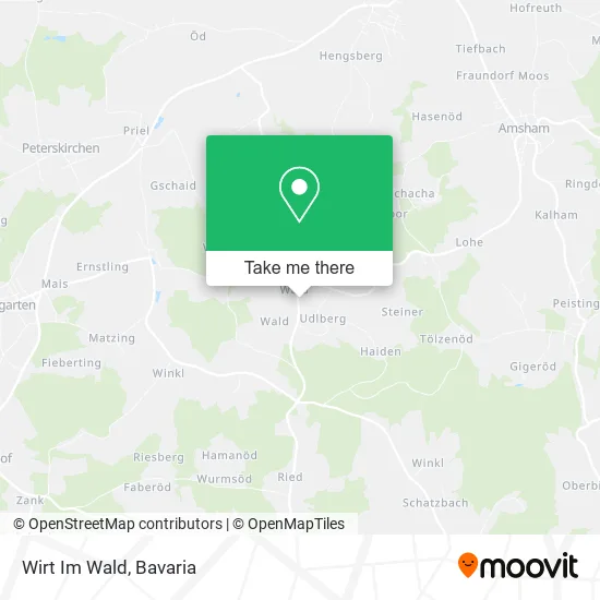 Карта Wirt Im Wald