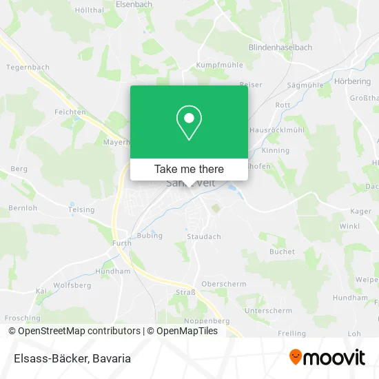 Карта Elsass-Bäcker