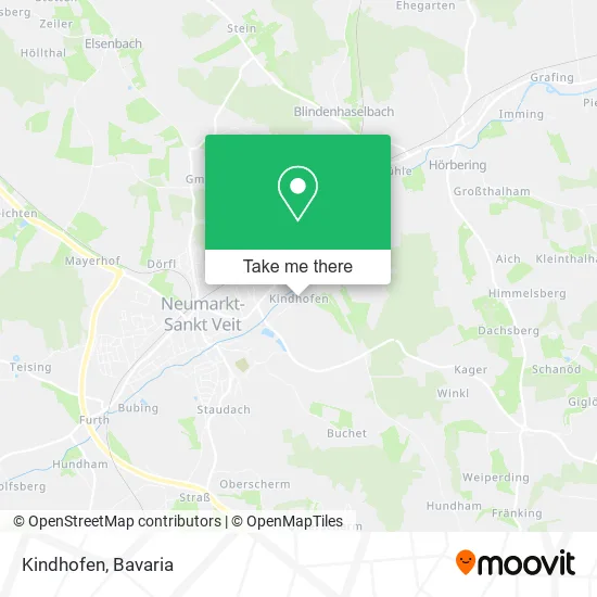 Карта Kindhofen