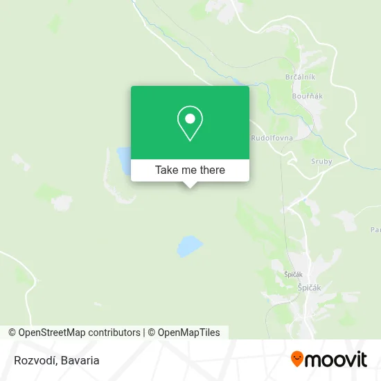Rozvodí map