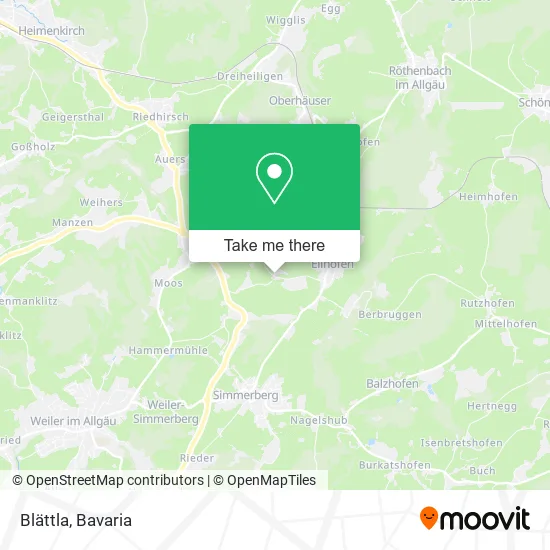 Карта Blättla