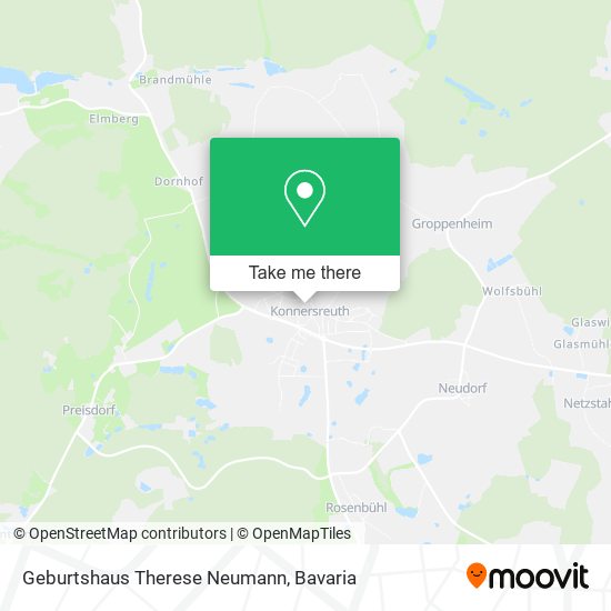 Geburtshaus Therese Neumann map