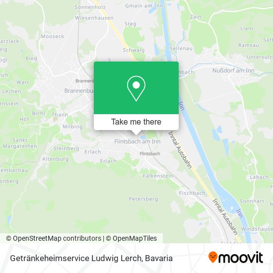 Getränkeheimservice Ludwig Lerch map