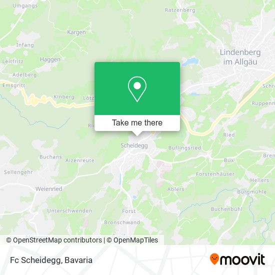 Fc Scheidegg map