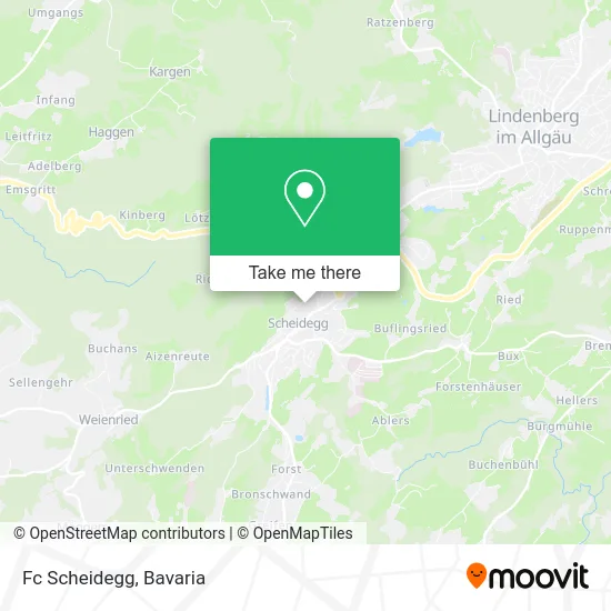 Fc Scheidegg map