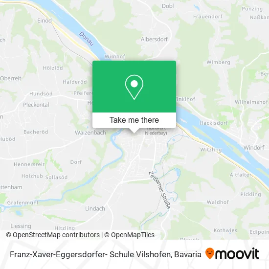 Карта Franz-Xaver-Eggersdorfer- Schule Vilshofen