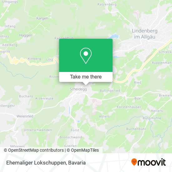 Ehemaliger Lokschuppen map