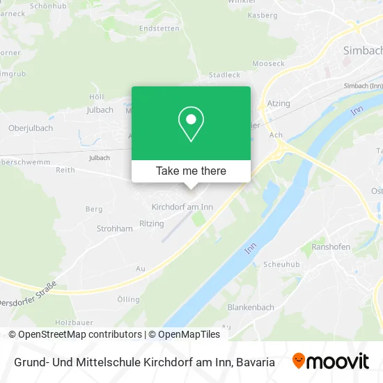 Карта Grund- Und Mittelschule Kirchdorf am Inn