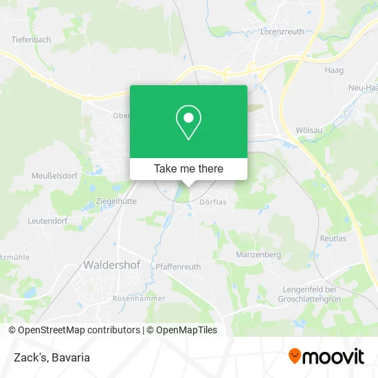 Карта Zack's