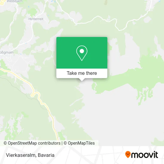 Карта Vierkaseralm