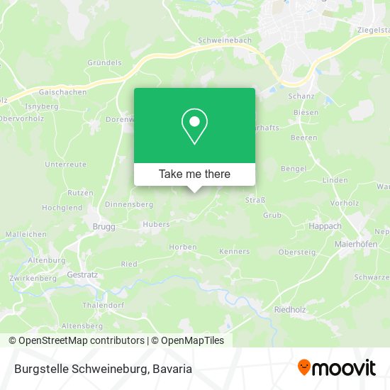 Карта Burgstelle Schweineburg