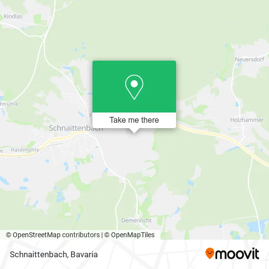 Карта Schnaittenbach