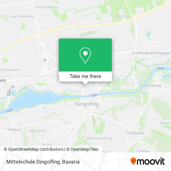 Карта Mittelschule Dingolfing