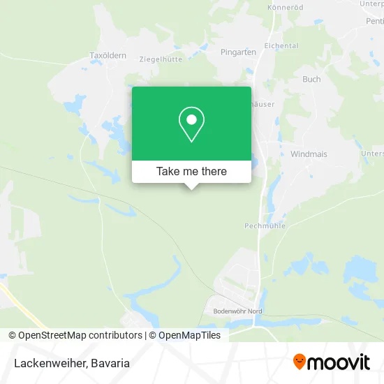 Карта Lackenweiher