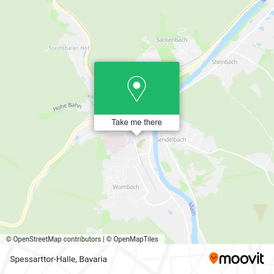 Карта Spessarttor-Halle