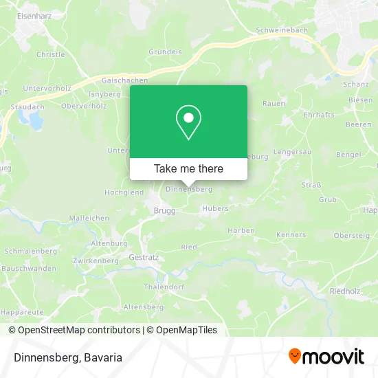 Карта Dinnensberg