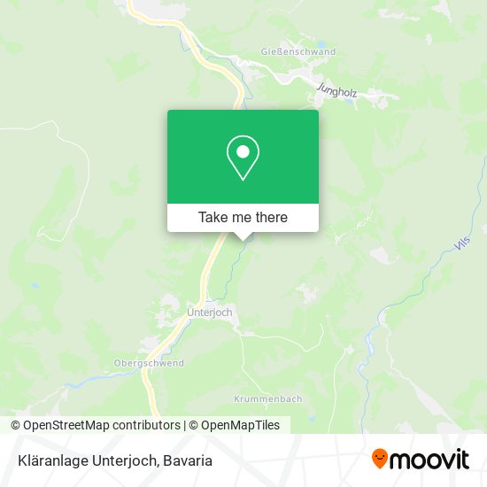 Kläranlage Unterjoch map
