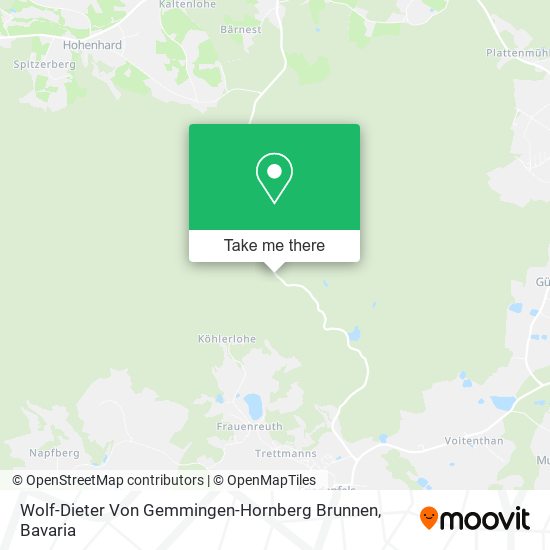 Wolf-Dieter Von Gemmingen-Hornberg Brunnen map