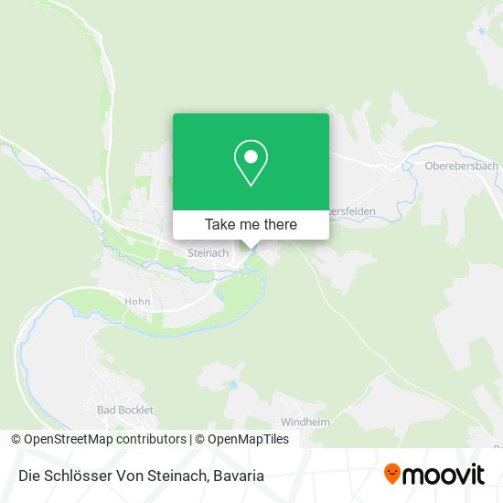 Die Schlösser Von Steinach map