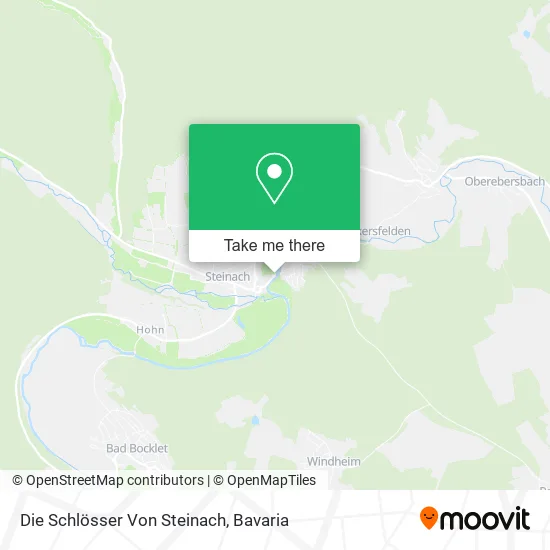 Карта Die Schlösser Von Steinach